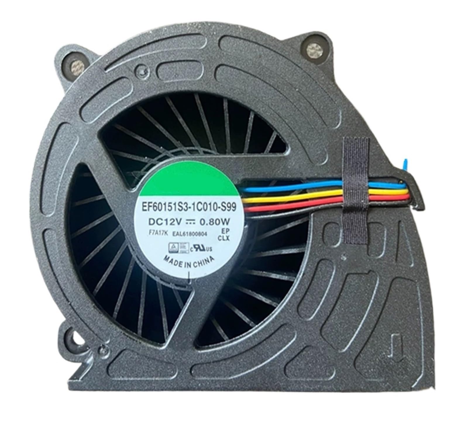WEUSANXPL EF60151S3-1C010-S99 DC 12V 0.80W Cooling Fan