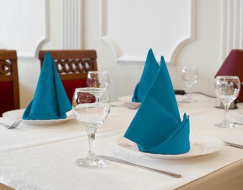 Vista 70 de Utopia Kitchen - Servilletas de tela color gris acero, 12 unidades, 18 x 18 pulgadas, mezcla de algodón, lavables y reutilizables, para hotel