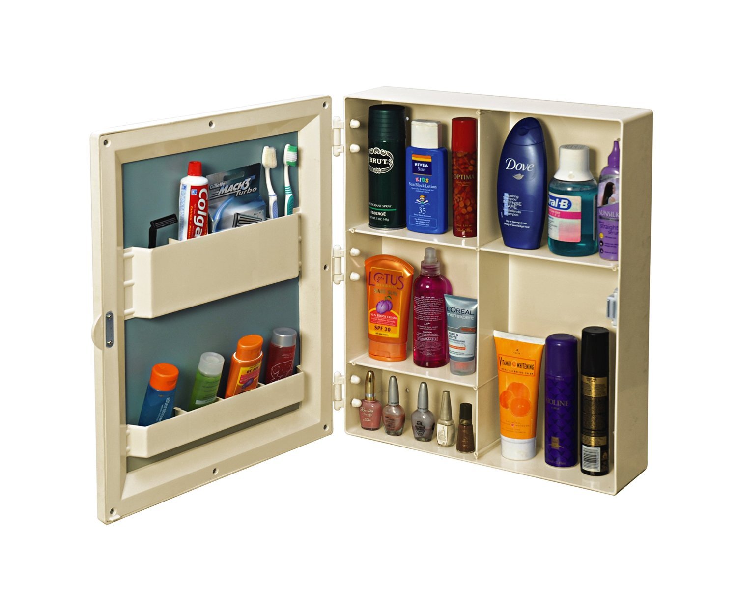 GRAZIA Bathroom Cabinet with Mirror, Bathroom Shelves | Storage ...