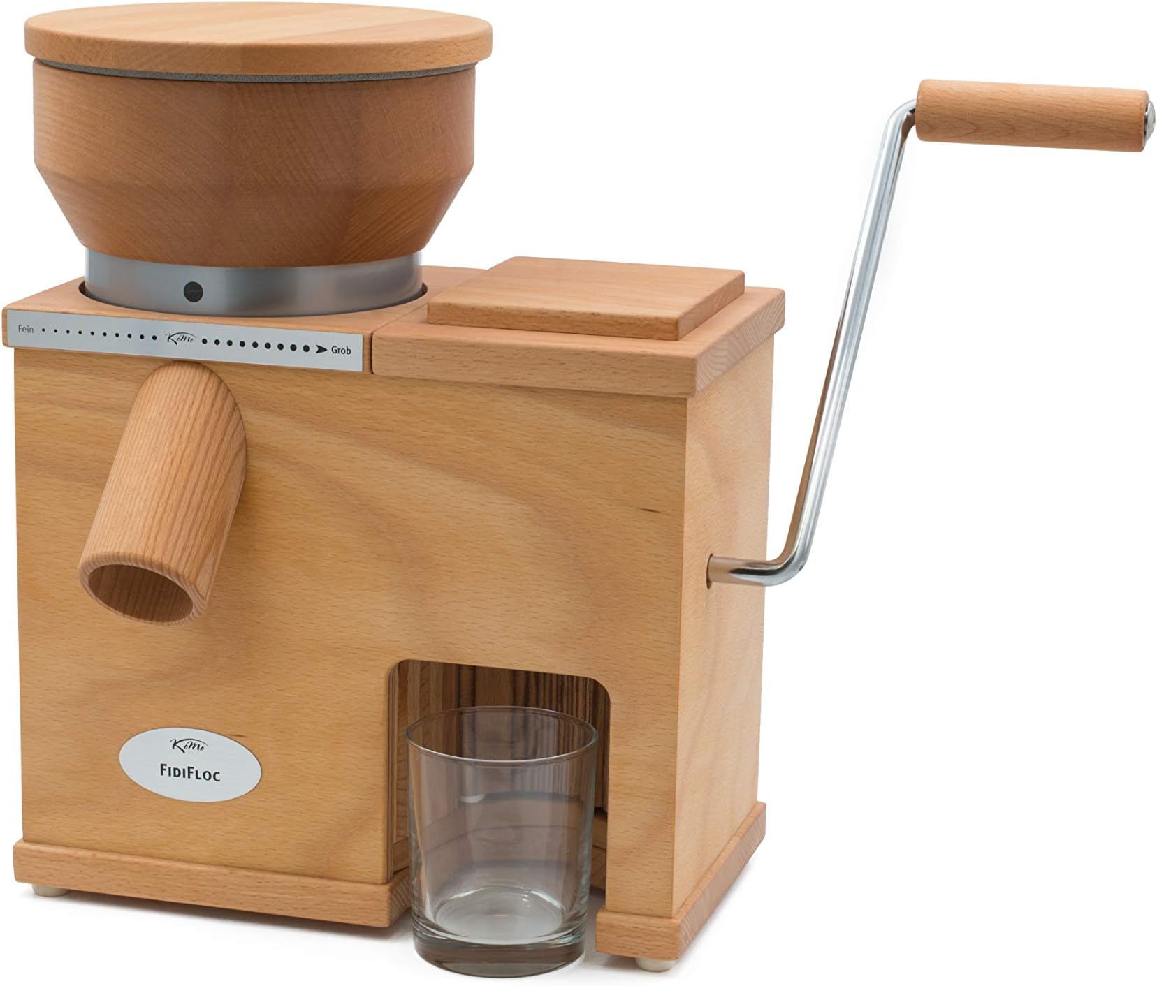 KoMo FidiFloc Medium Combination Device (360 Watt Grain Mill/Hand Flaker)