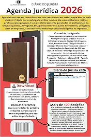 Diário do jurista - Agenda Jurídica 2026 com Agenda eletrônica grátis