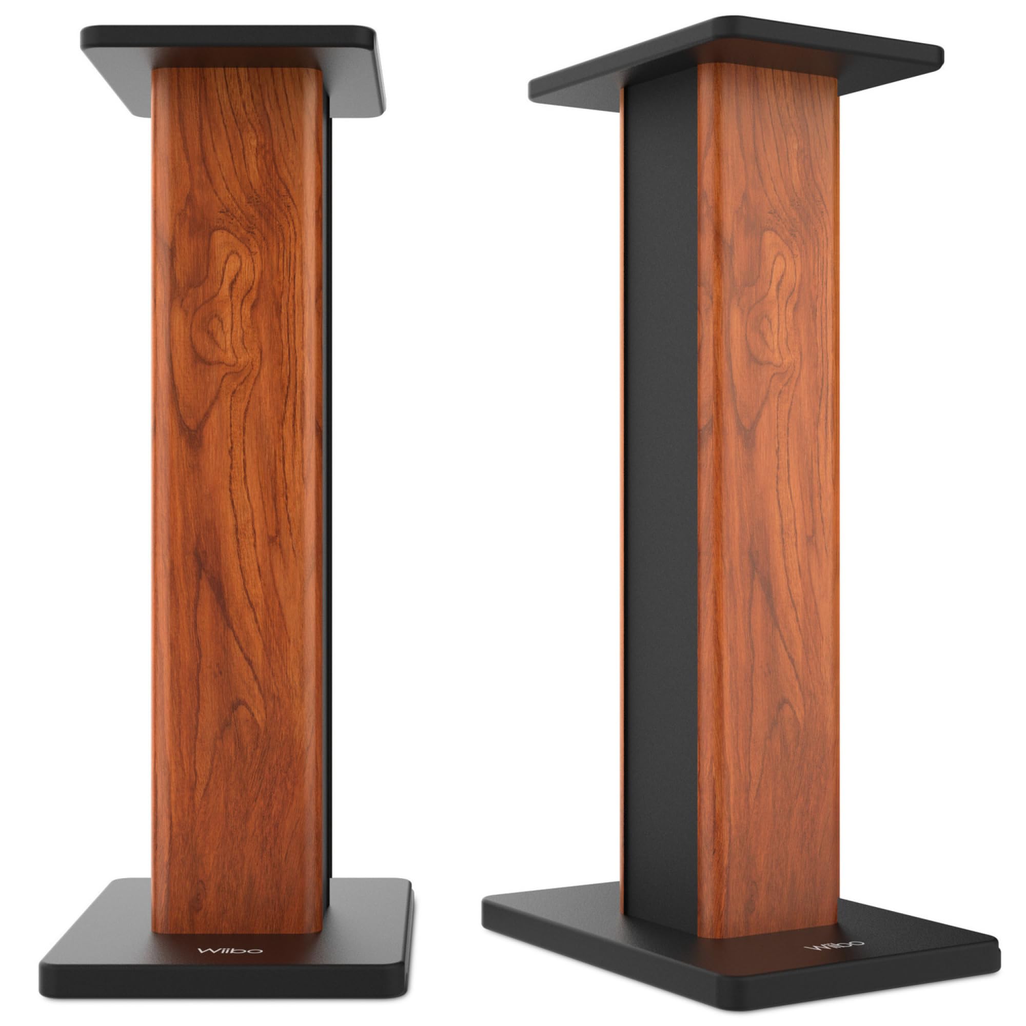 Wiibo Tempo 60 – Paar Lautsprecherständer – 60 cm Höhe – Solide Anti-Vibrations-Basis – Universelle Kompatibilität mit HiFi-Stereo - Heimkino-Lautsprechern – Rutschfeste Füße