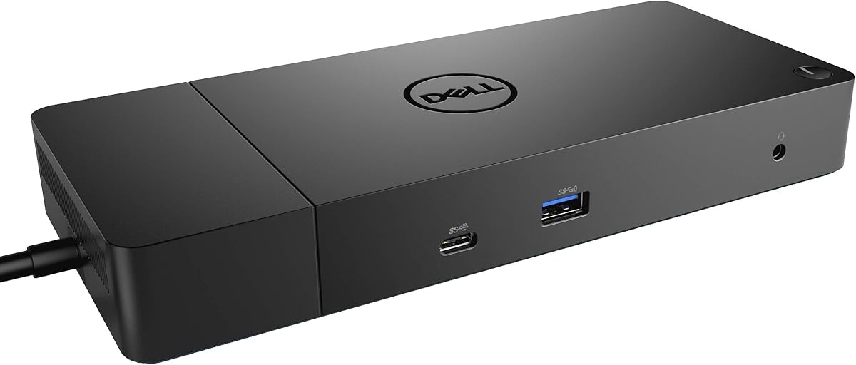Dell Estação de ancoragem WD19 180W (entrega de energia de 130 W) USB-C, HDMI, Dual DisplayPort, preto (KXFHC 0KXFHC 210-ARIQ)