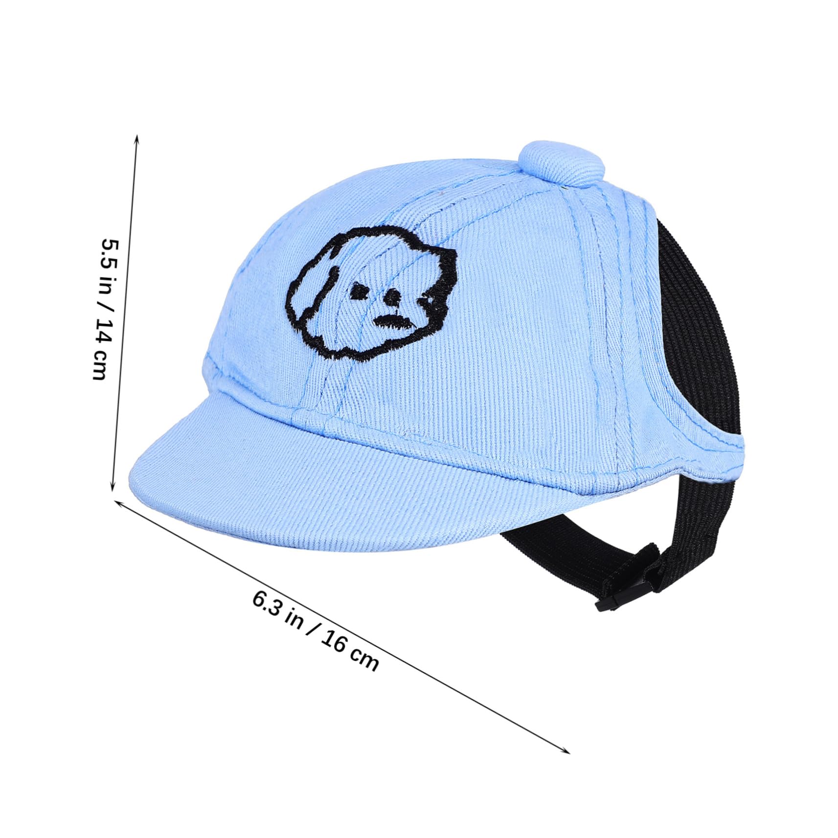 EXAOMBLE Dog Sun Hat for Pets Baseball Cap for Dogs and Puppies Comfortable Outdoor Hat for Summer Activities for Beach Trips and Picnics