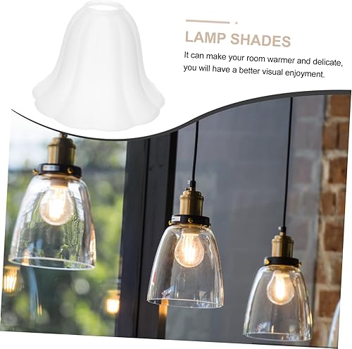 Miniatura 12 de Pantalla de vidrio de repuesto para luces de techo, 1 pieza de 6.8 pulgadas, cubiertas de luz de repuesto de pantalla de vidrio pequeña de 6.8