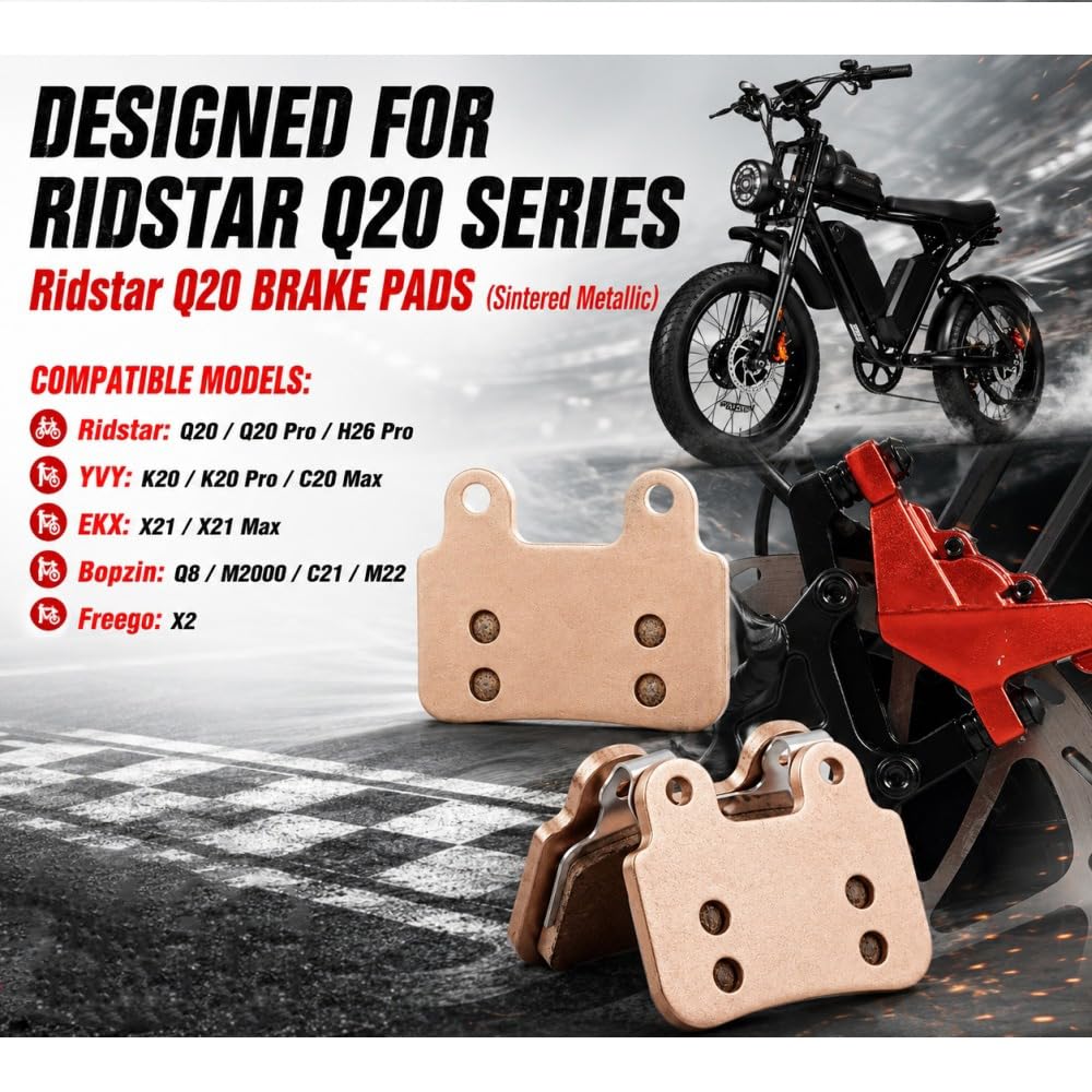 Fahrradbremsbeläge für Q20 Q20 Pro H26 Pro YVY Elektrofahrradzubehör