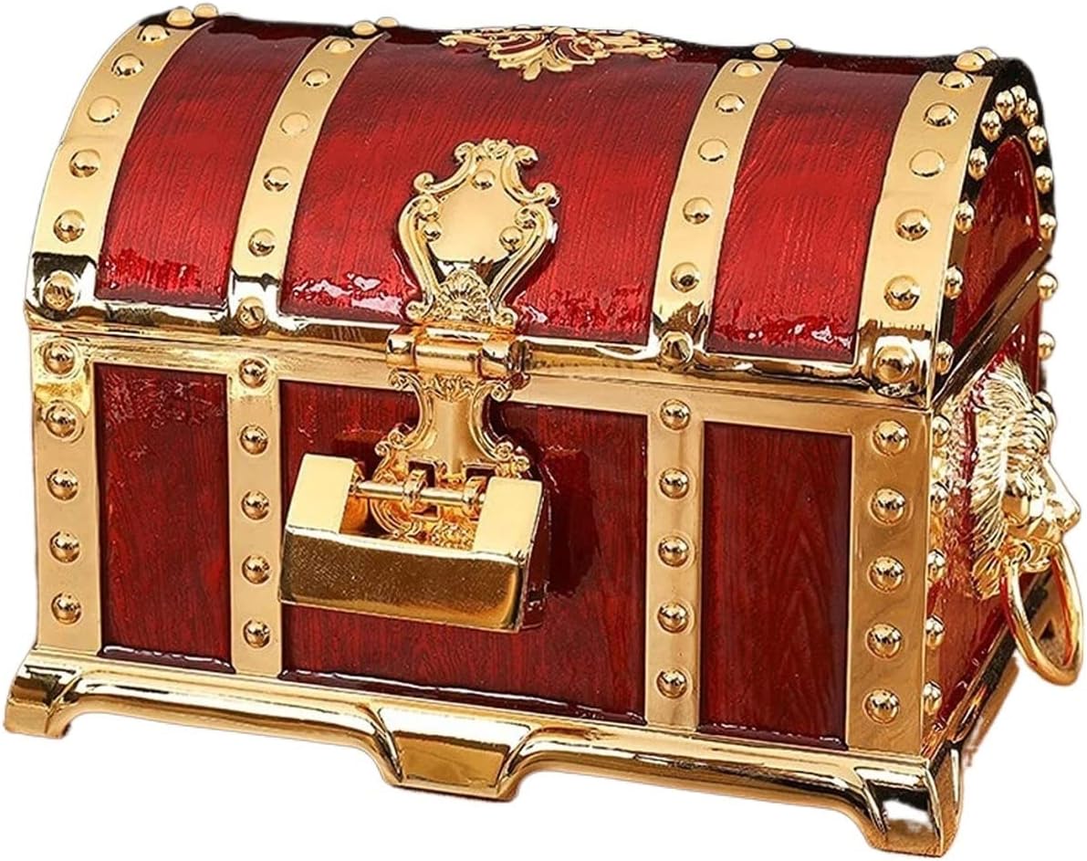 Jewellery Box Jewelry Box Jewelry Case Organizer Jewelry Storage Metal Jewelry Box Vintage Treasure Box Jewelry Trinket Box Organizer Ring Earrings Box Chest Storage Box For Wedding Jewelry Box J