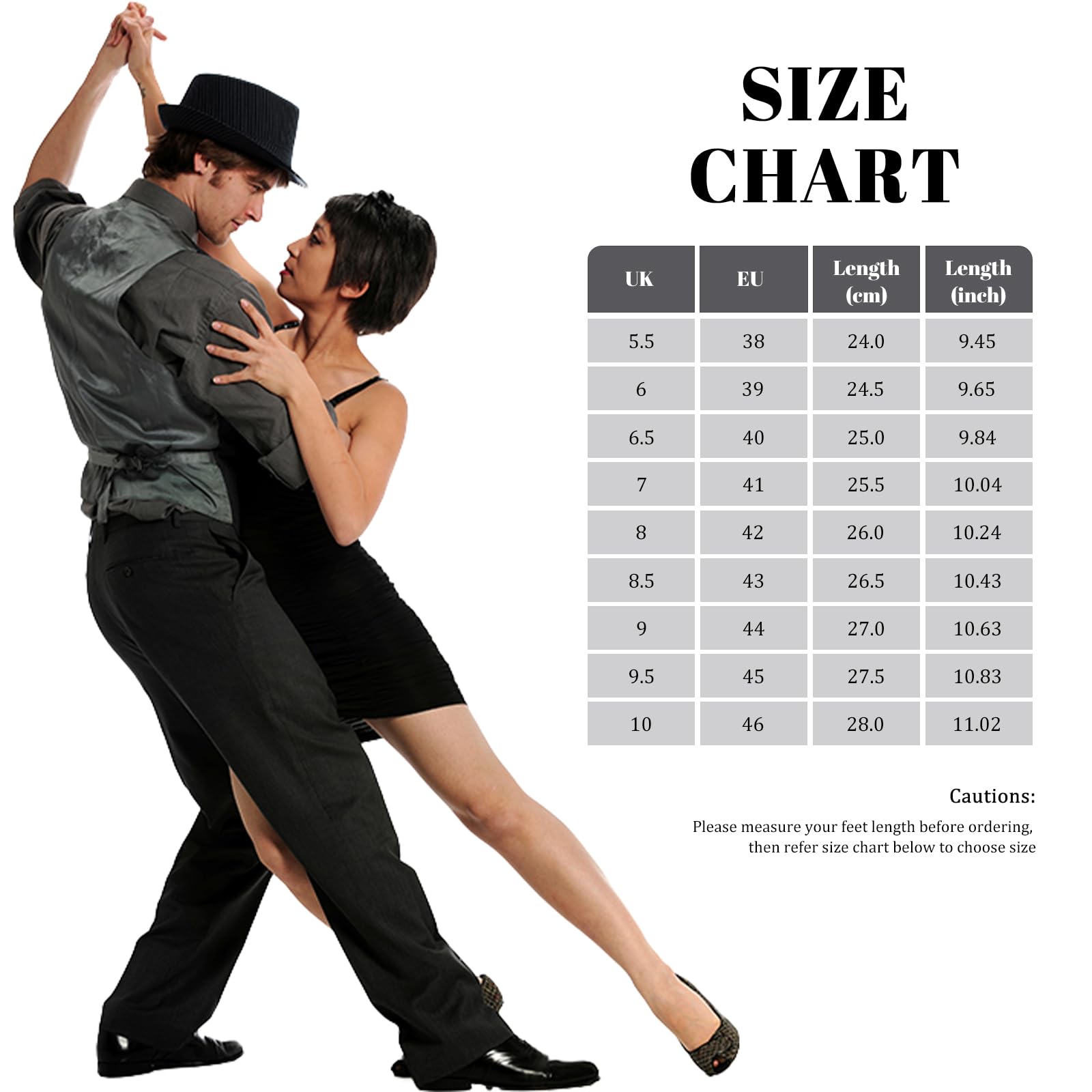 Zapatos de Baile Sintético para Latino Hombre Salsa de Tacón Bajo Práctica Danza Zapatos 2.5 cm,Negro