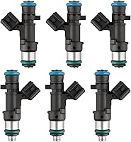 Vista 30 de 4 piezas Inyector de combustible Compatible con Kia Spectra Spectra5 Soul Hyundai Elantra 2008 2009 2010 2011 2012, Inyector de combustible de 12