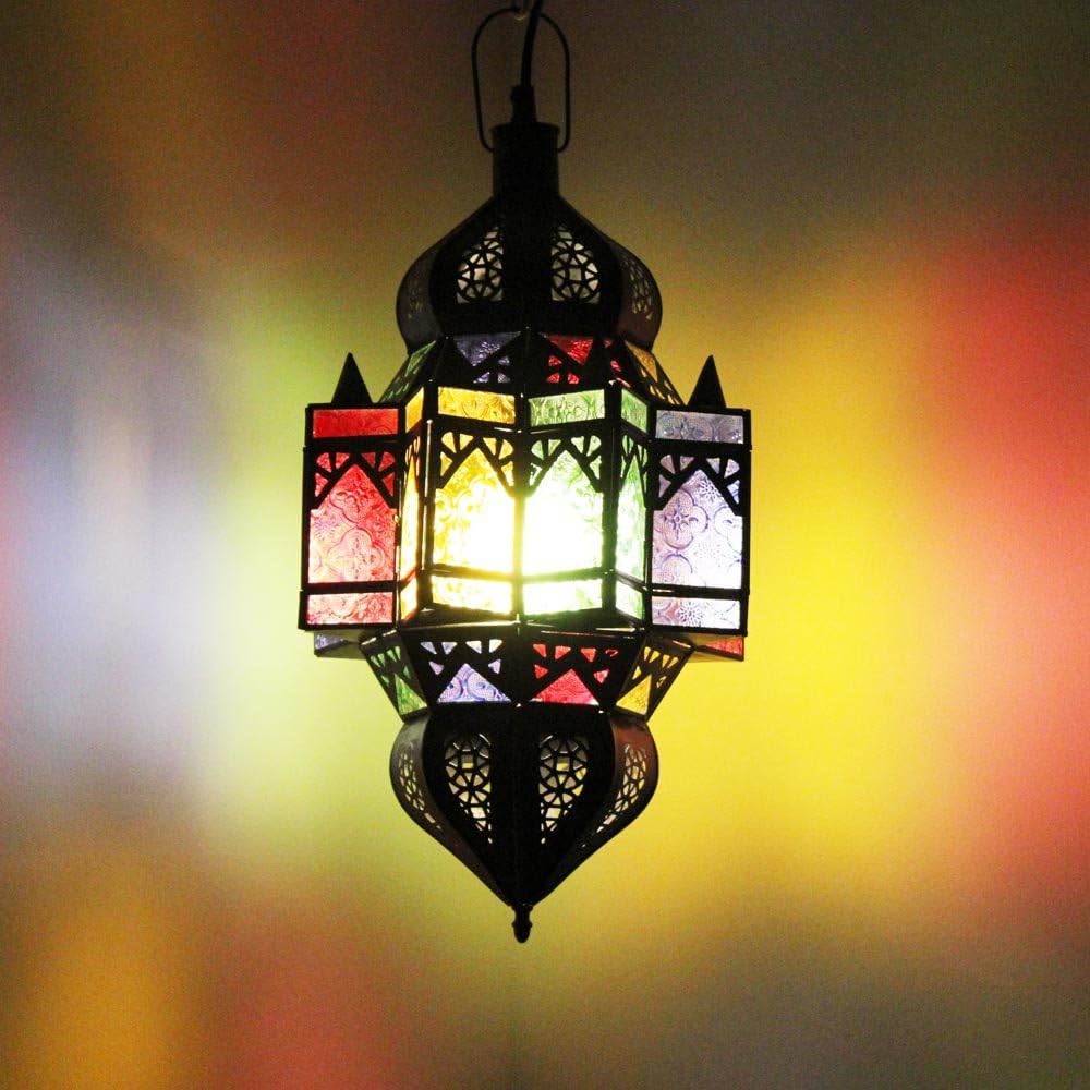 albena Marokko Galerie 13-122 Cerin Oriental Ceiling lamp 50cm Colourful