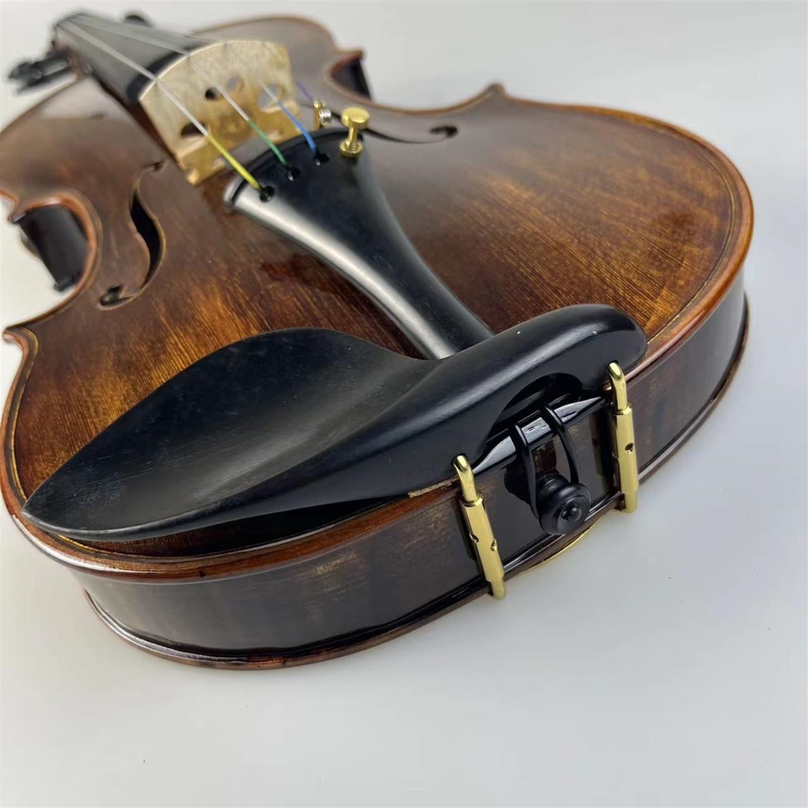 Geige Violine Handgefertigt Cashewlack Erwachsene Spielen Professionelle Muster Massivholz Violine(4/4)