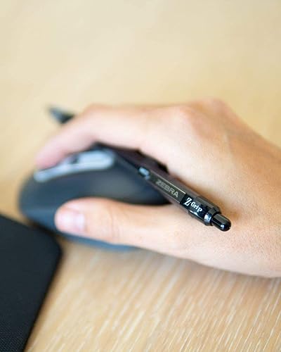 Miniatura 6 de Zebra Z-grip - Bolígrafos retráctiles de punta fina, 0.028 in, paquete de 40 unidades