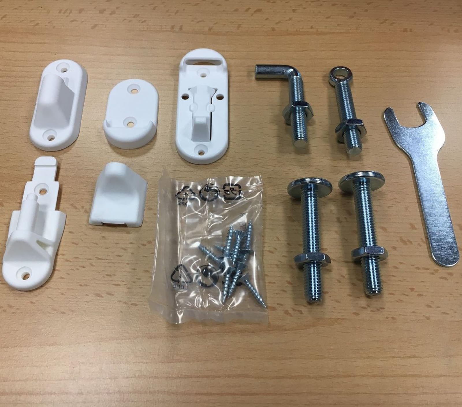 BabyDan Range of Stair Gates Spare Fitting Kits (BabyDan No Trip Metal Fittings Kit)