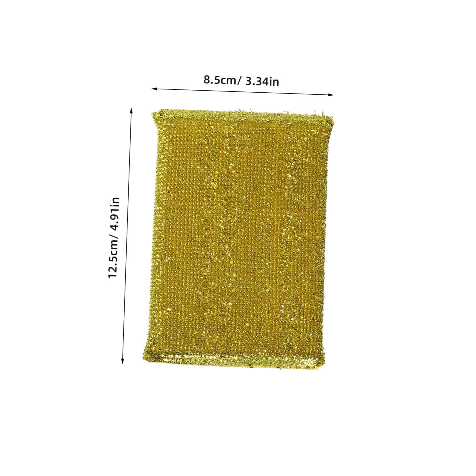 24 spugne for piatti for uso domestico, resistenti, abrasive, in metallo, for la cucina