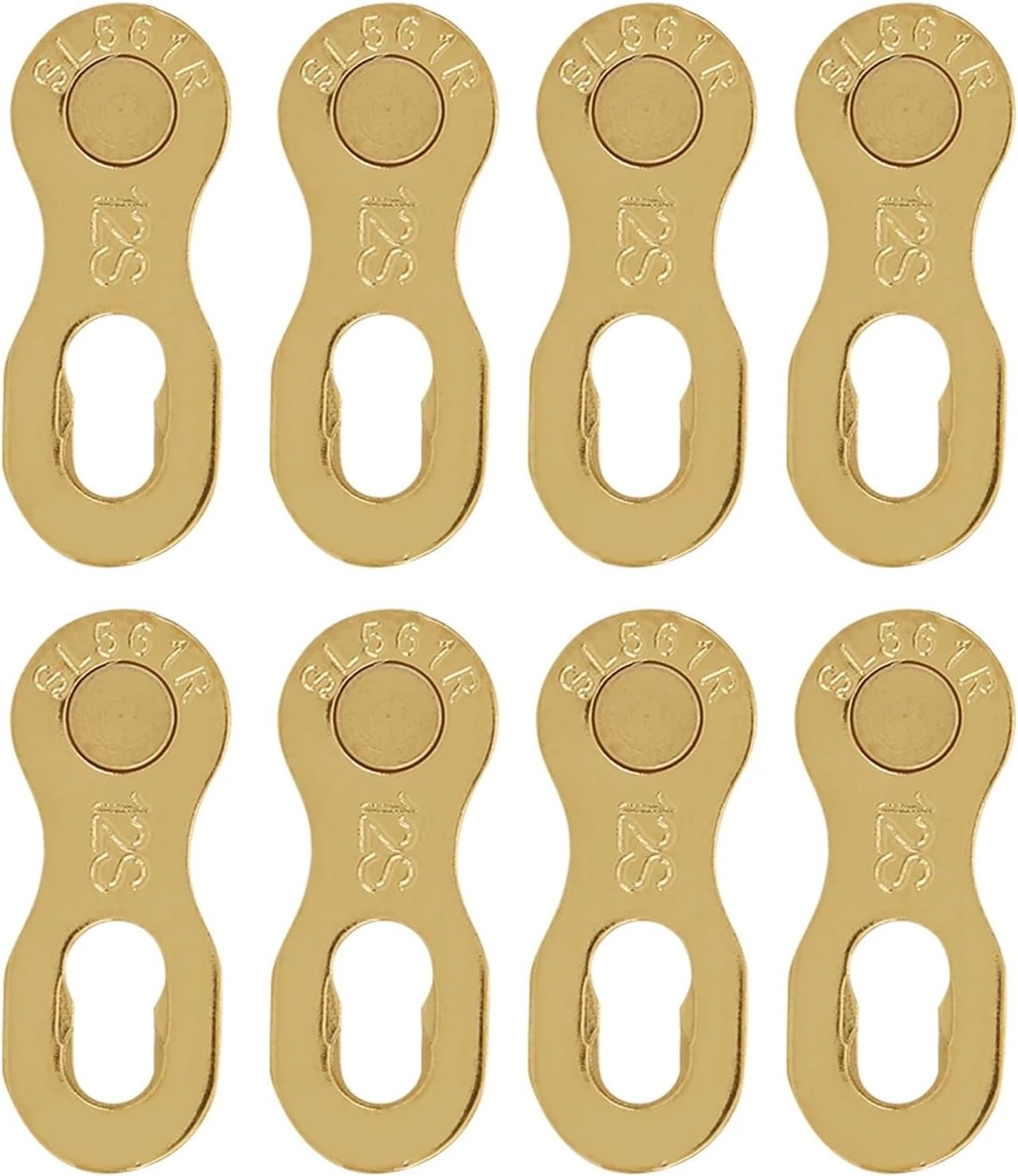 Roller Chain Offset Link 30Pair Steel Bike Bicycle 12Speed Chain Missing Link Connector Parts Cycling Accessory(Gold)