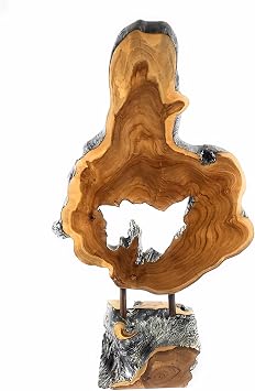 Tikimaster Teak Root Sculpture 39" X 21" - Architectural Centerpiece Designer | #lpu36