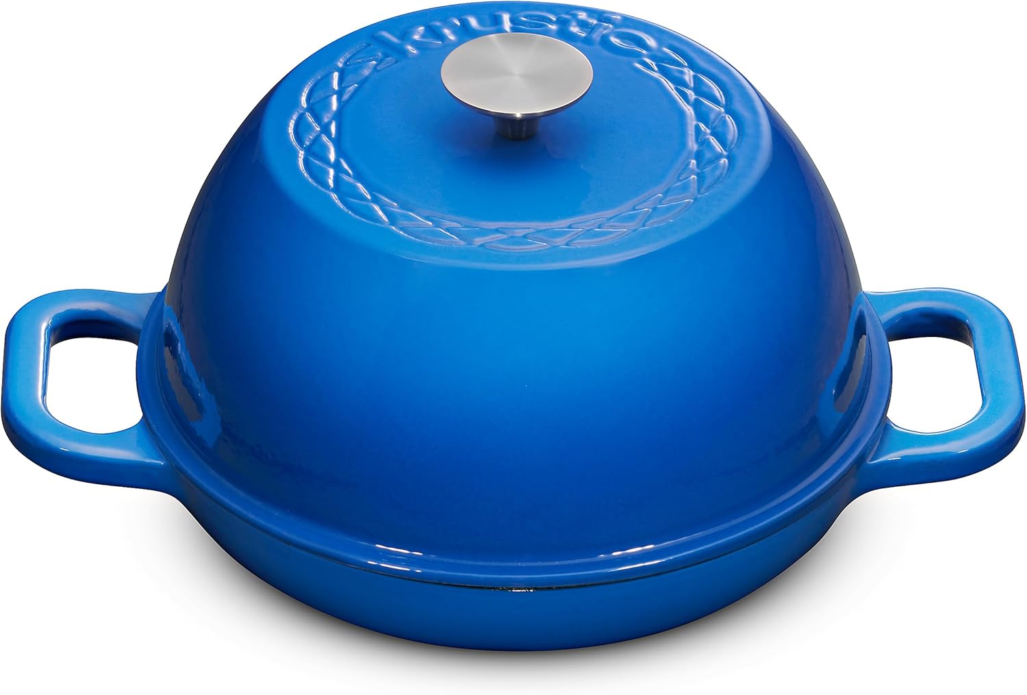 Krustic Enameled Cast Iron Dutch Oven for Sourdough Bread