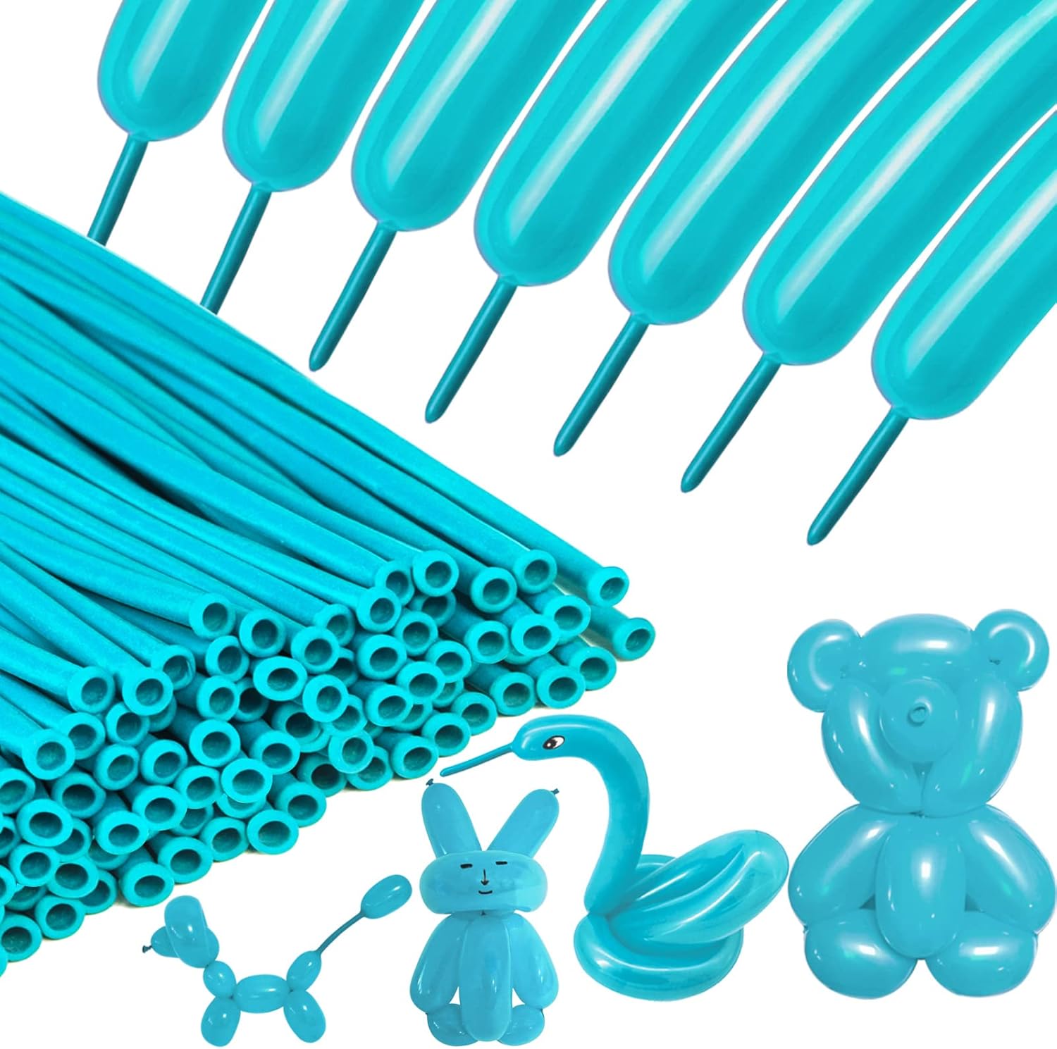 260Q Magic Balloons,100 Premium Twisting Balloons Kit for Balloon Animals Art,260