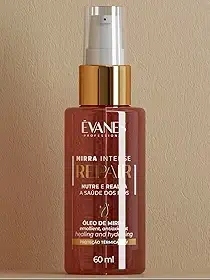 Óleo Capilar Mirra Intense Repair, Emoliente, Antioxidante, Hidratante, Proteção Térmica e UV, 60 ml