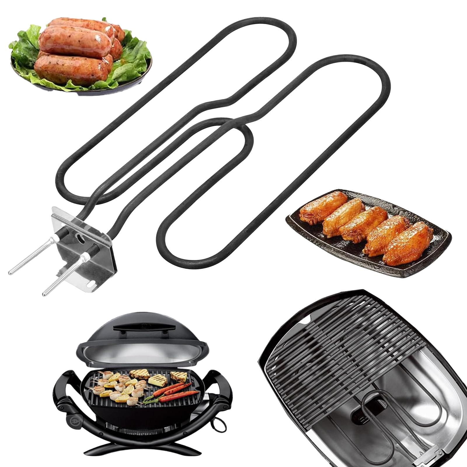 Weber Heizelement 66631 – Original Ersatzteil für Q 140 / Q 1400 | 230V