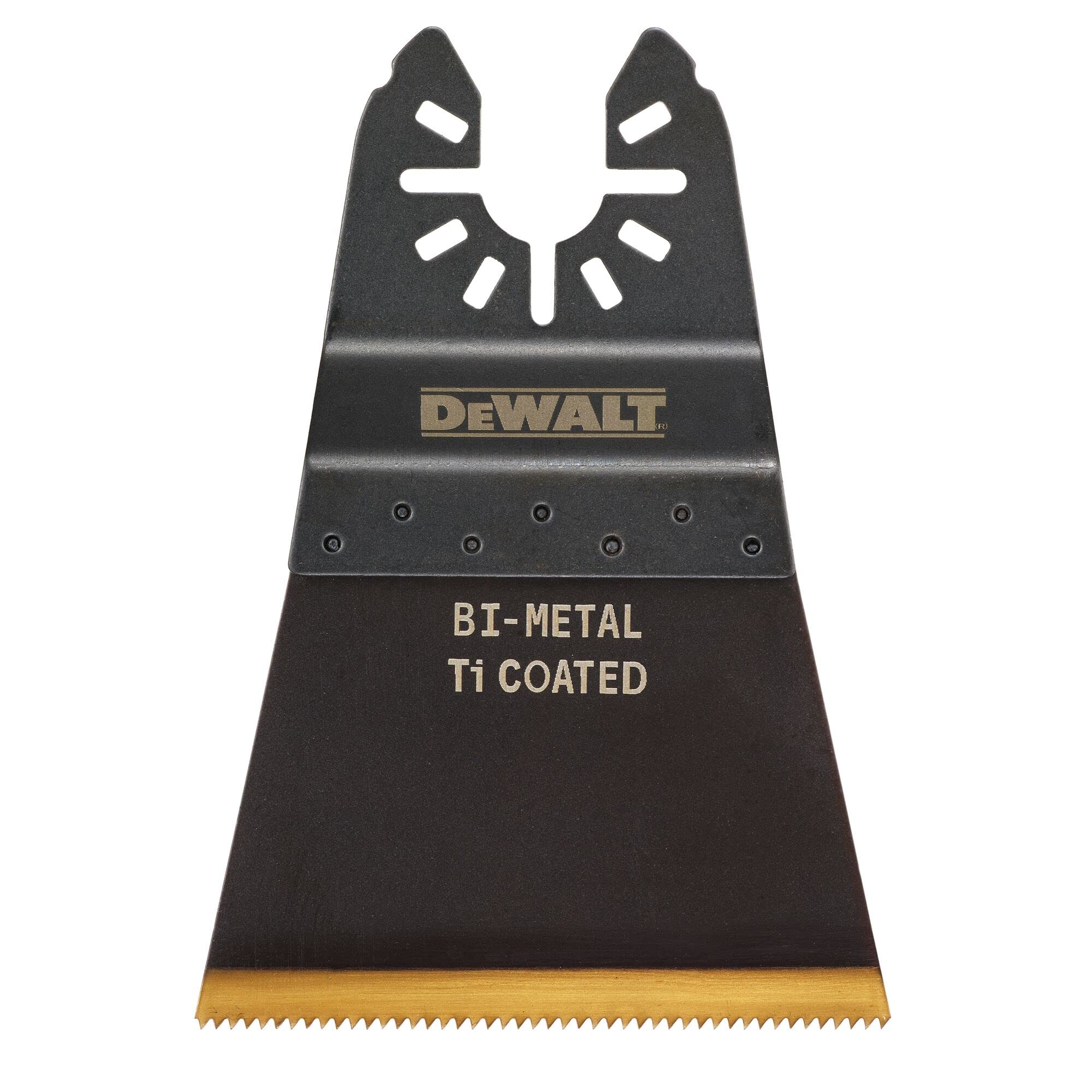 Dewalt Lama In Titanio Lunga Durata Larghezza 64 Mm Lunghezza 43Mm Per Tagli Su Legno, Legno Con Chiodi, Cartongesso E Materiali Plastici-image