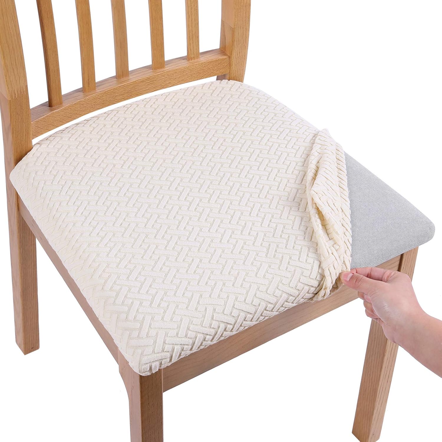 Buy Smiry Seat Covers For Dining Room Chairs Stretch Jacquard Dining Chair Seat Covers With Buckle Set Of 2 Buy Smiry Seat Covers For Dining Room Chairs Stretch Jacquard Dining Chair Seat Covers With Buckle Set Of 2
