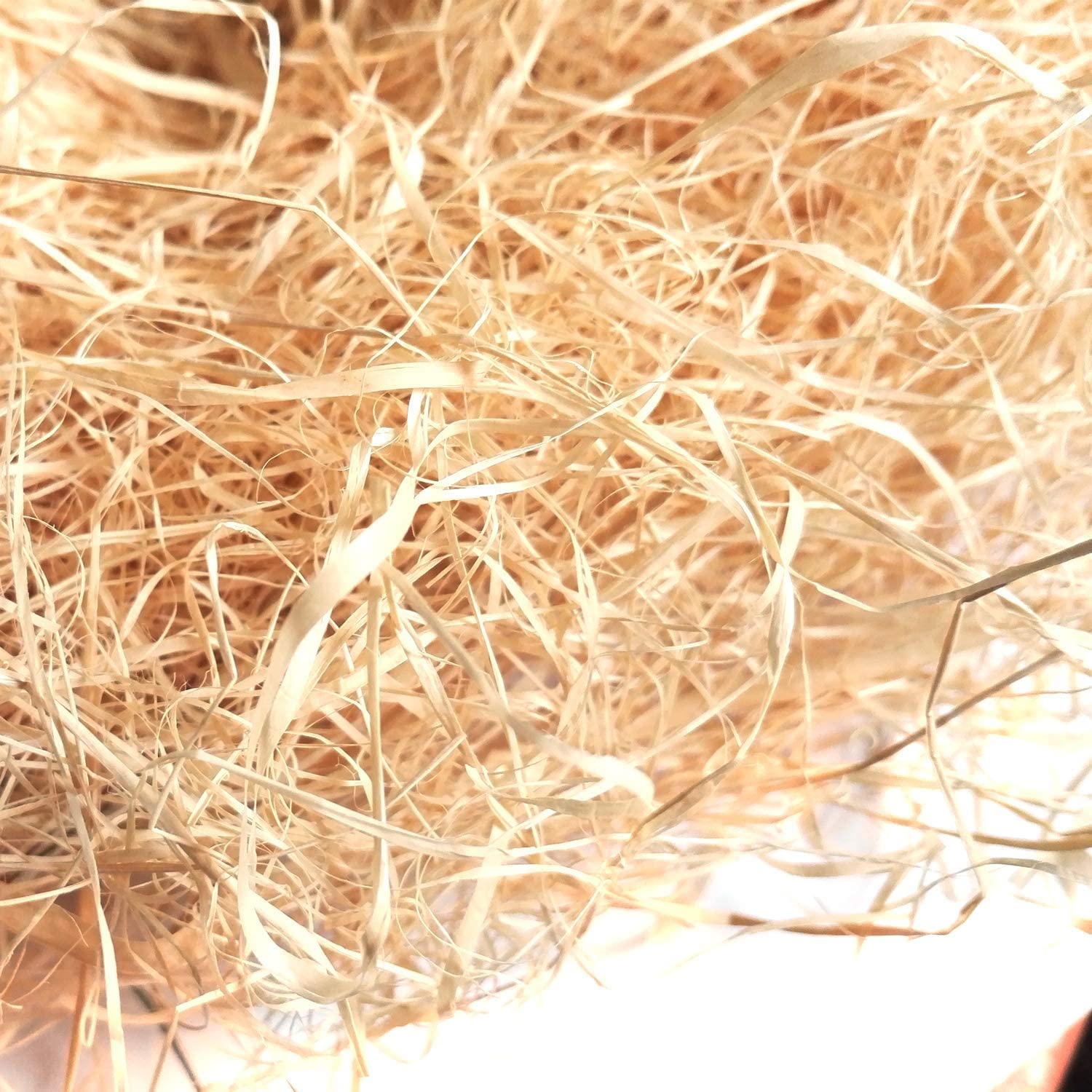 Holzwolle Füllmaterial - Bio Verpackungsmaterial für Deko Geschenk Karton Pakete - unbehandelte Fichtenholzwolle (5kg)