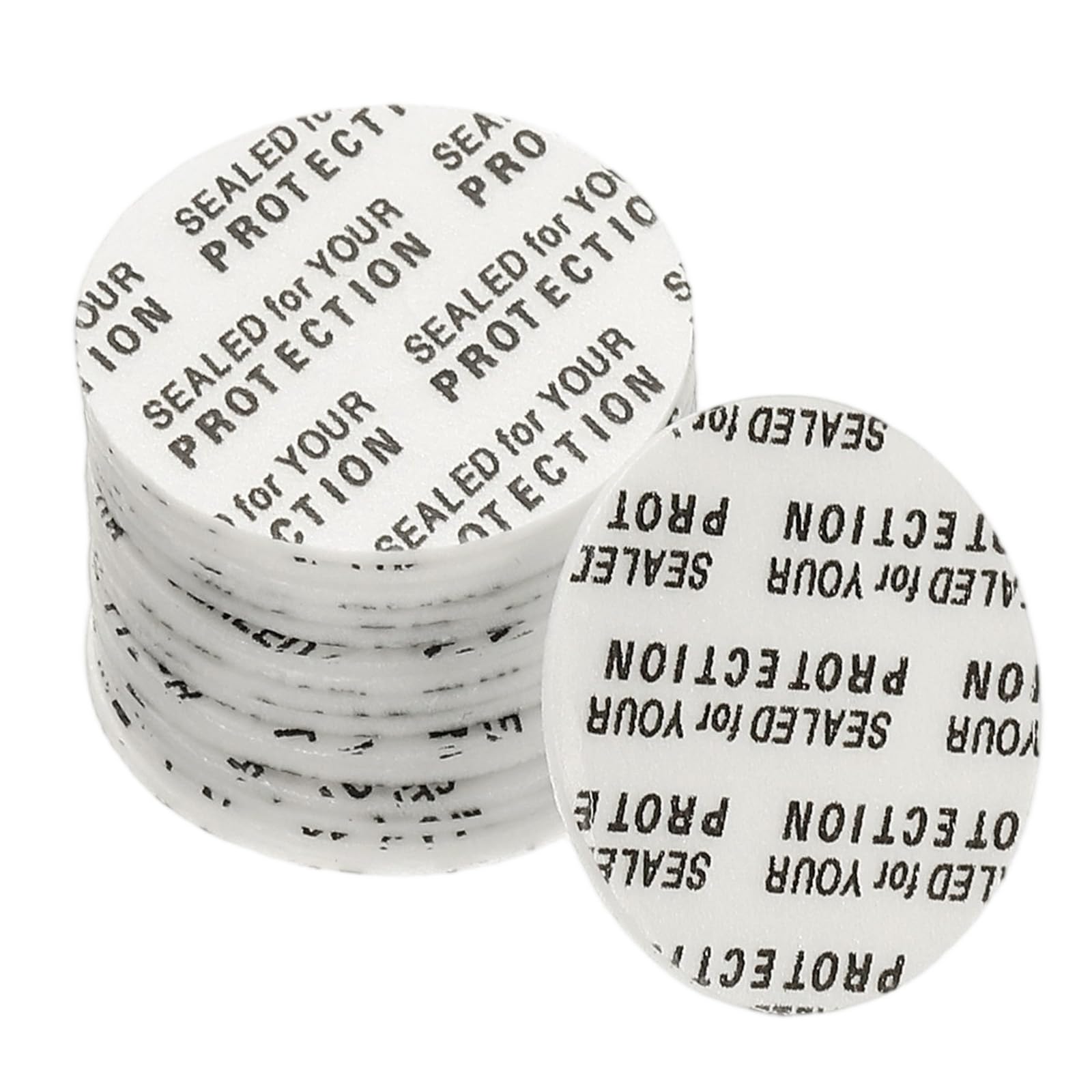 PATIKIL 110Pack Foam Lid Liner, 24mm/0.94" PS Foam Resistant Tamper Pressure Sensitive Seal for Bottle Cap Liners Seals