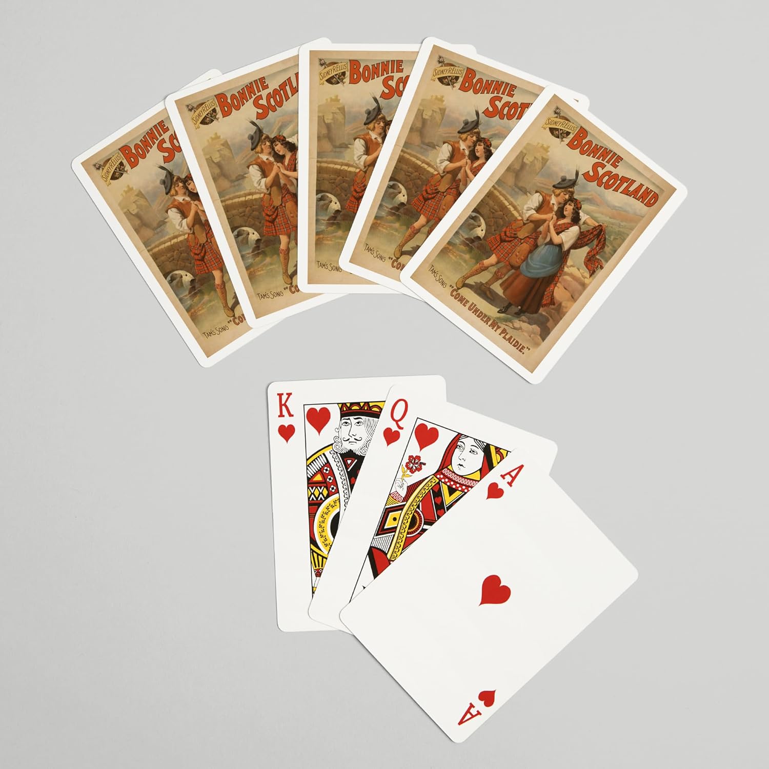 Lantern Press Sidney R. Ellis' Bonnie Scotland Scottish Play #2, Vintage Theater Advertisement, 52 Playing Cards for Adults, Poker Size Card Deck