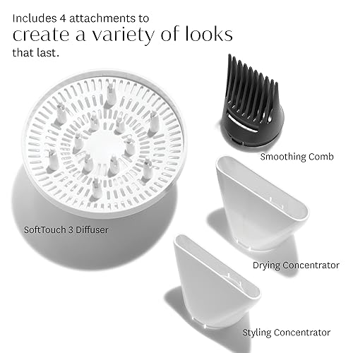 Miniatura 5 de T3 Featherweight StyleMax - Secador de pelo iónico profesional con automatización de calor personalizada y 4 accesorios, secado rápido, ligero con 5