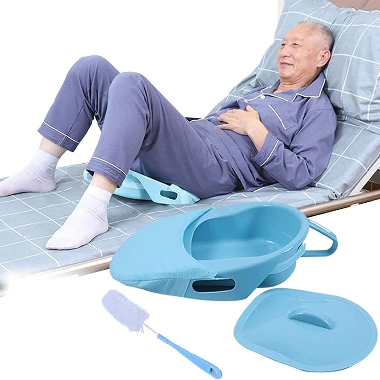 Unisex Bedpan Fracture Bedpan, Bed Toilet Urinal for Elderly People Pregnant Women Children Bed-Bound Patient, Rehabilitation Aids for The Elderly And Sick, Recovery Gifts