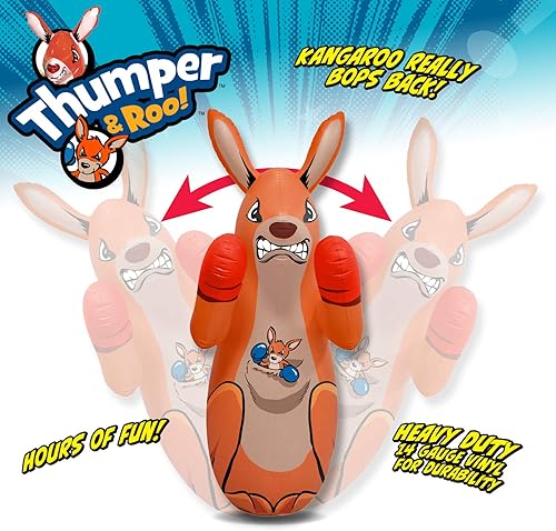 Miniatura 5 de Socker Boppers ¡Canguro! Bolsa BOP! Calcetín, Bop it, Punch it and it bounces Back, More Fun Than a Pillow Fight, Outlet for Active Kids, desarrolla