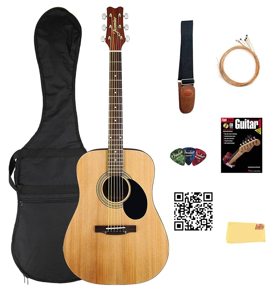 Amazon.com: Jasmine S35 Dreadnought Acoustic Guitar