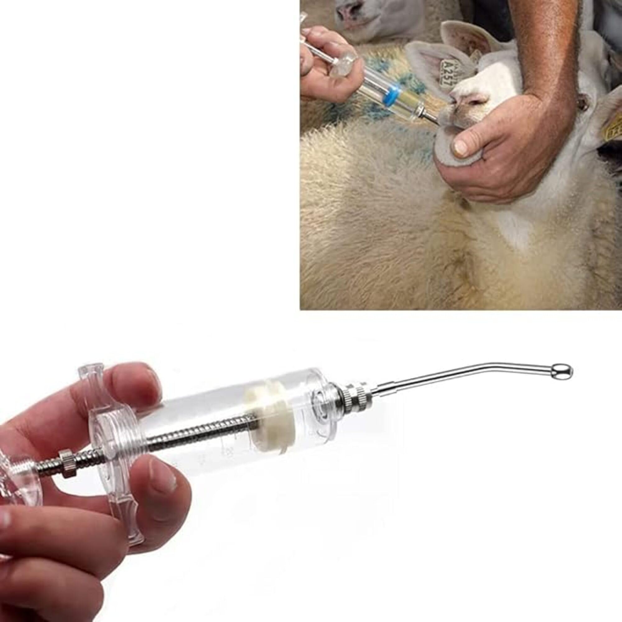 Agarwals 50ml Oral Feeding Syringe With Nozzle | Transparent | Luer Lock With Nozzle | for Veterinary Use-image-28