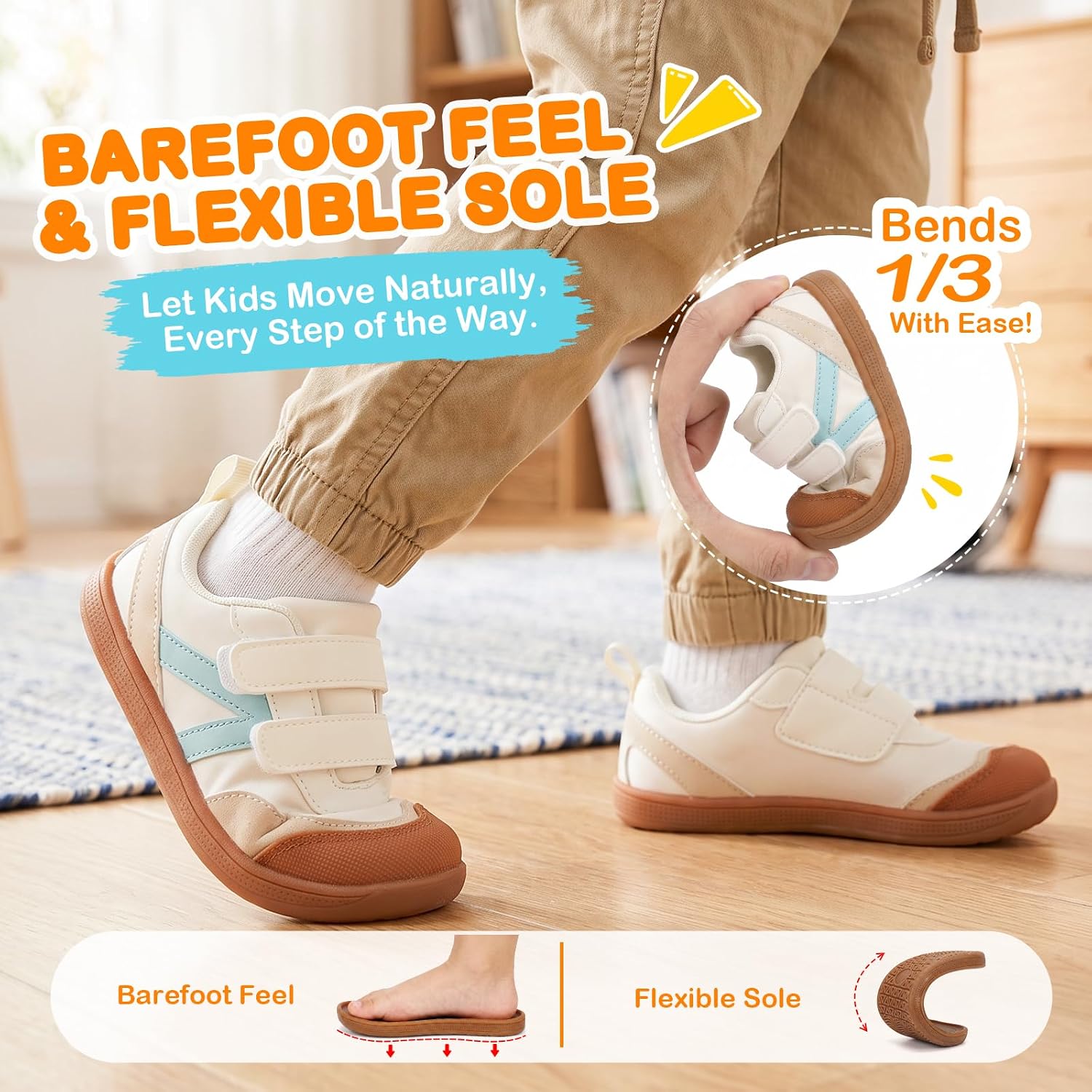 Toddler Shoes Barefoot Boy Girl Sneakers