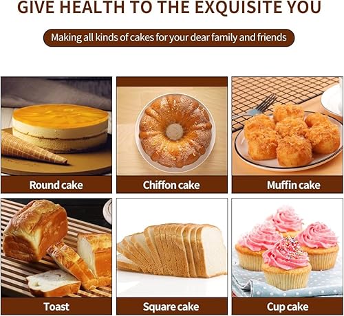 Miniatura 8 de Juego de utensilios de silicona para hornear, moldes antiadherentes para hornear, incluye molde para hornear, molde para pasteles, molde para
