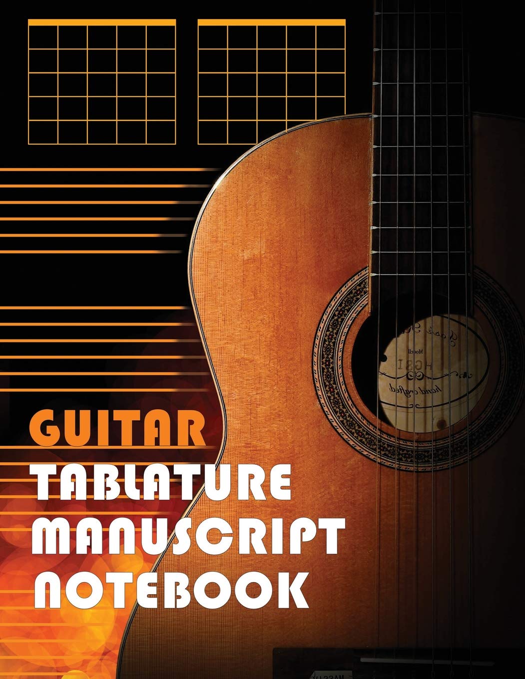 Buy Guitar Tablature Manuscript Wide Guitar Tab Line Spacing Blank