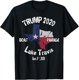 Trump Lake Travis 2020 Boat Parade T-Shirt