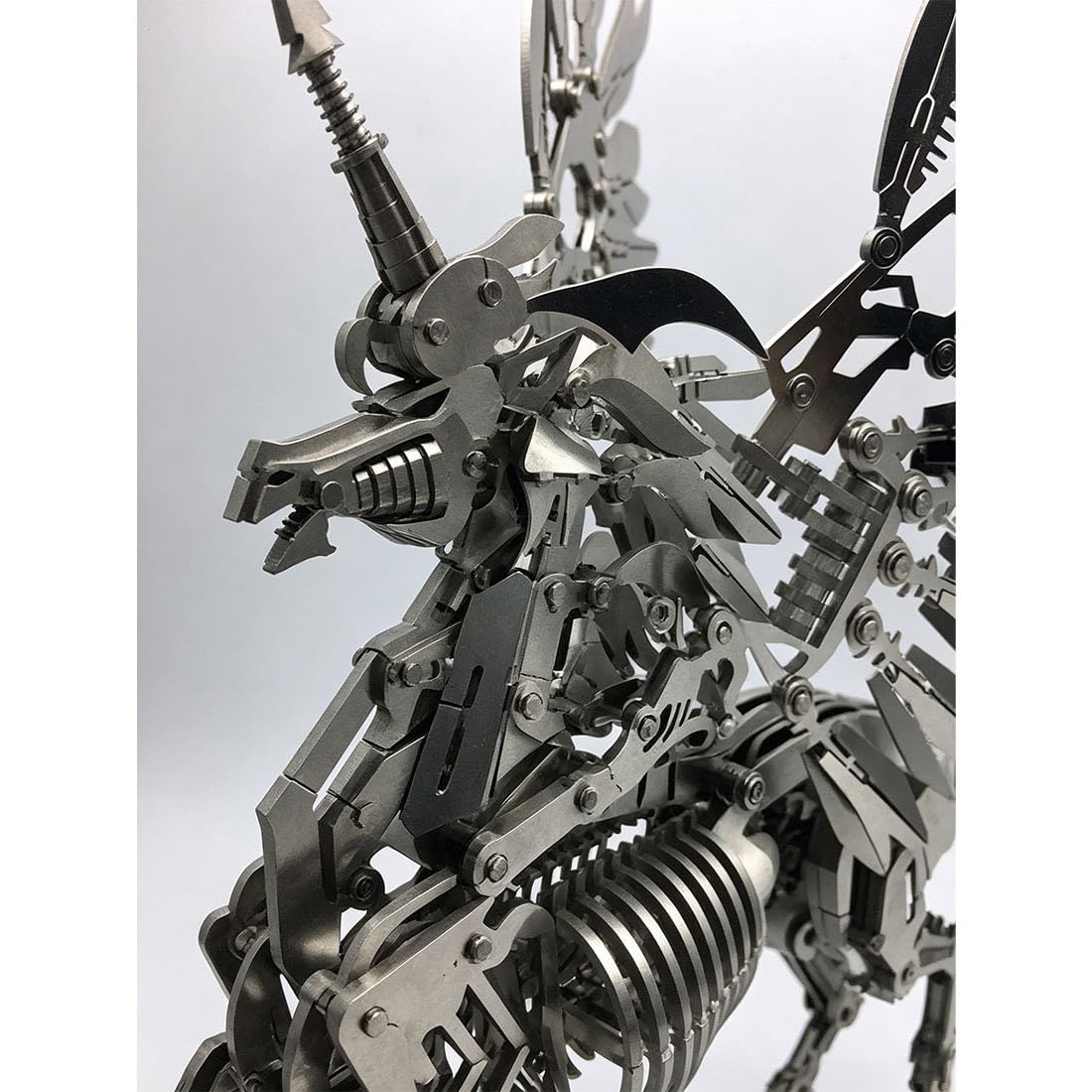 Rompecabezas de metal 3D, kit de modelo de caballo mítico mecánico, 559 piezas de criatura steampunk, rompecabezas de montaje DIY con detalles móviles, ideal para cumpleaños, día del padre y Navidad