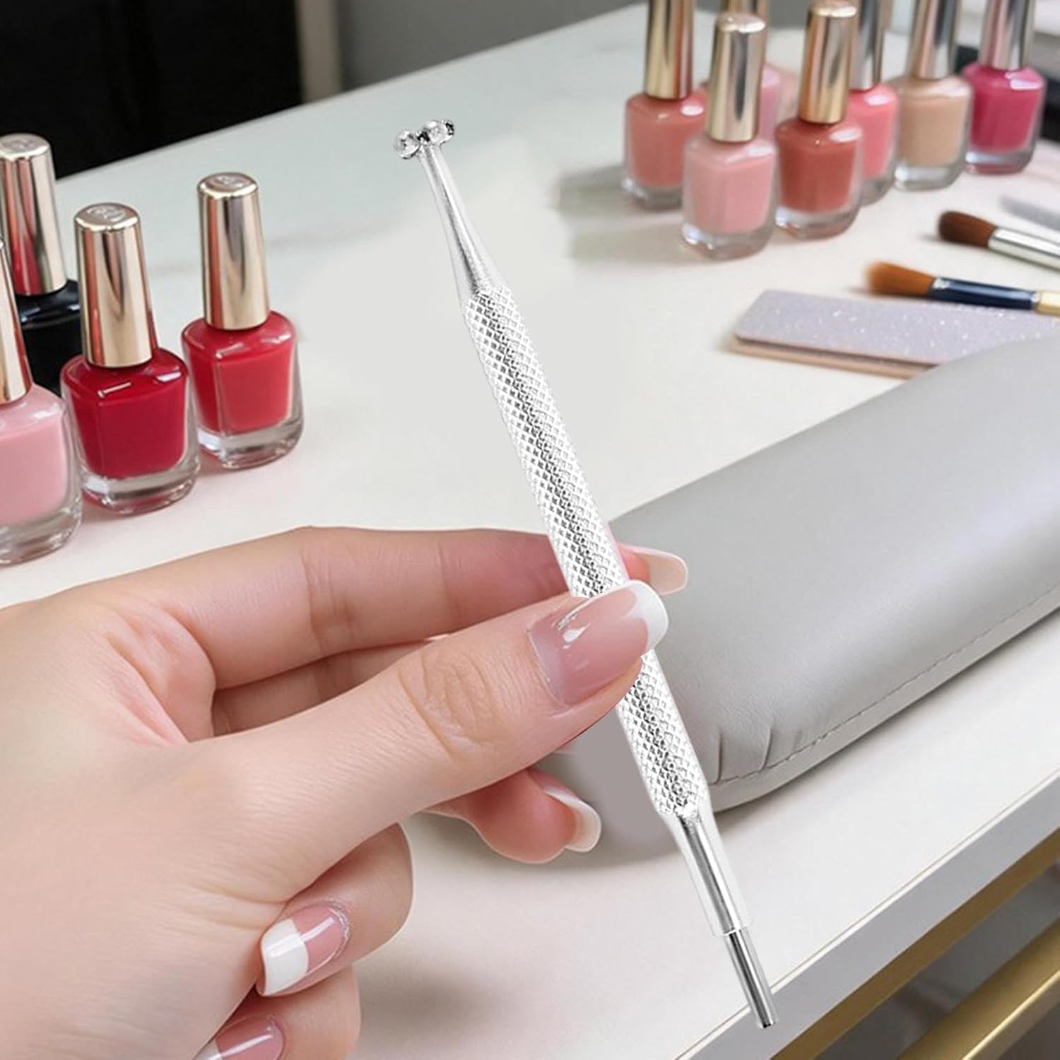 Magnet Nail Tool | Double-head Fingernail Coating Wand,Gel Magnet Tool,for Women Lady Girlfriend Teen Mother Home Travel Salon Art Painting Design Practice