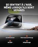 PETKIT Distributeur Automatique de Croquettes pour Chat avec Caméra HD 1080P, Vision Nocturne Intelligente, Wi-FI 2.4G, Double Trémie 5L, Contrôle Via App, Bol INOX, Jusqu'à 10 Repas/Jour - 2