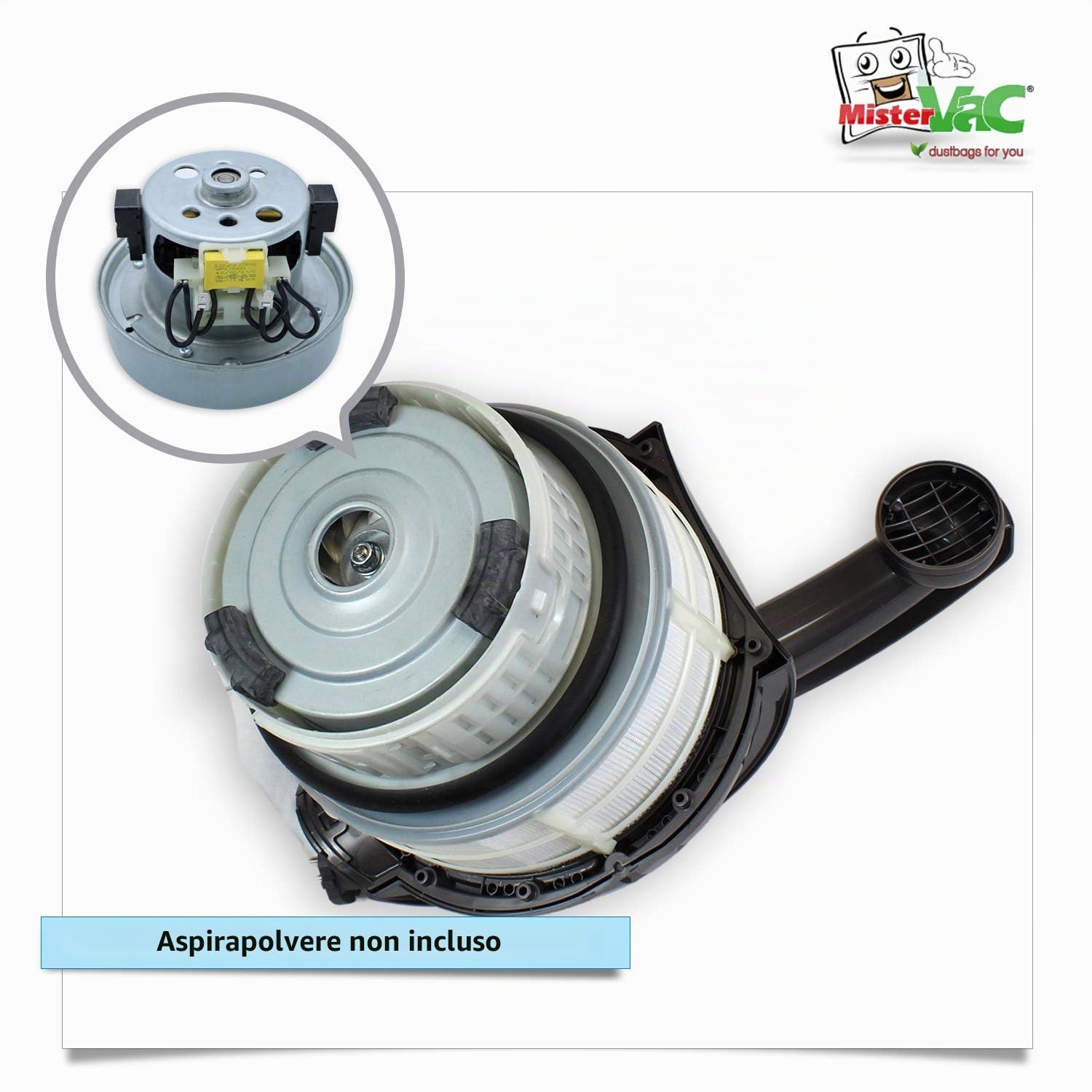 MisterVac | compatibile con motore, motore di scambio, motore di scorta dyson DC 33c