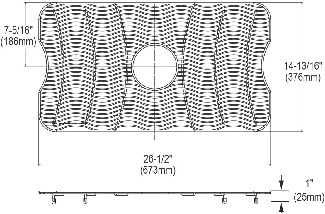 Elkay LKWBG2816SS Stainless Steel Bottom Grid