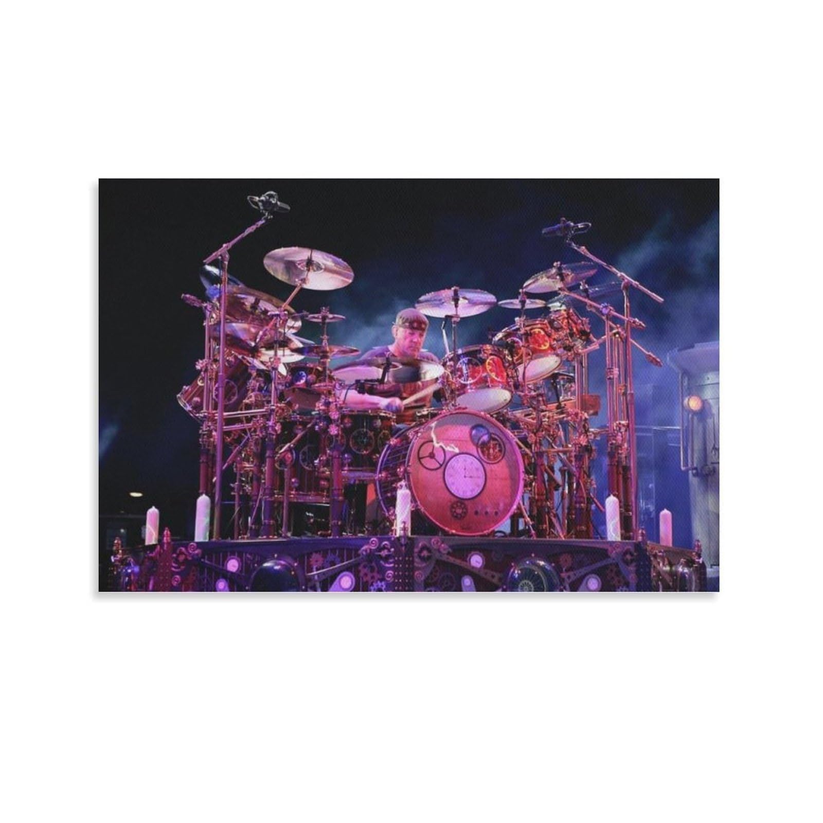 FCOIN Neil Peart Canvas Poster Artworks Canvas Poster Wall Art Prints Home Modern Decor 16x24inch(40x60cm)