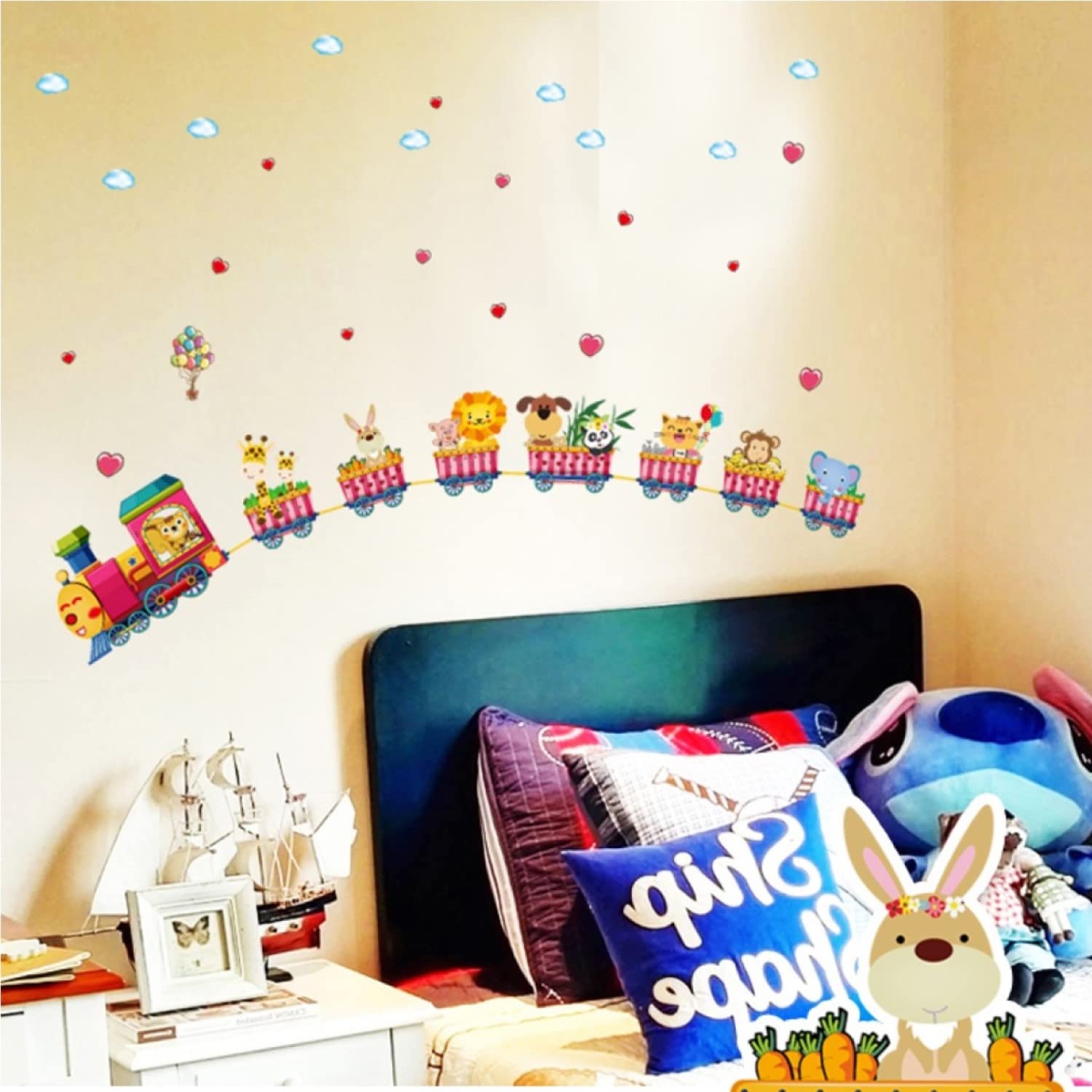 See full amazon price history chart for JAAMSO ROYALS Multicolour Cartoons Train Design Decorative PVC Vinyl Self Adhesive Wall Sticker for Home Decor and Wall Decor (70CM x 50CM) JAAMSO ROYALS Multicolour Cartoons Train Design Decorative PVC Vinyl Self Adhesive Wall Sticker for Home Decor and Wall Decor (70CM x 50CM) (B07FS2LH6D) Amazon Price History, Amazon Price Tracker