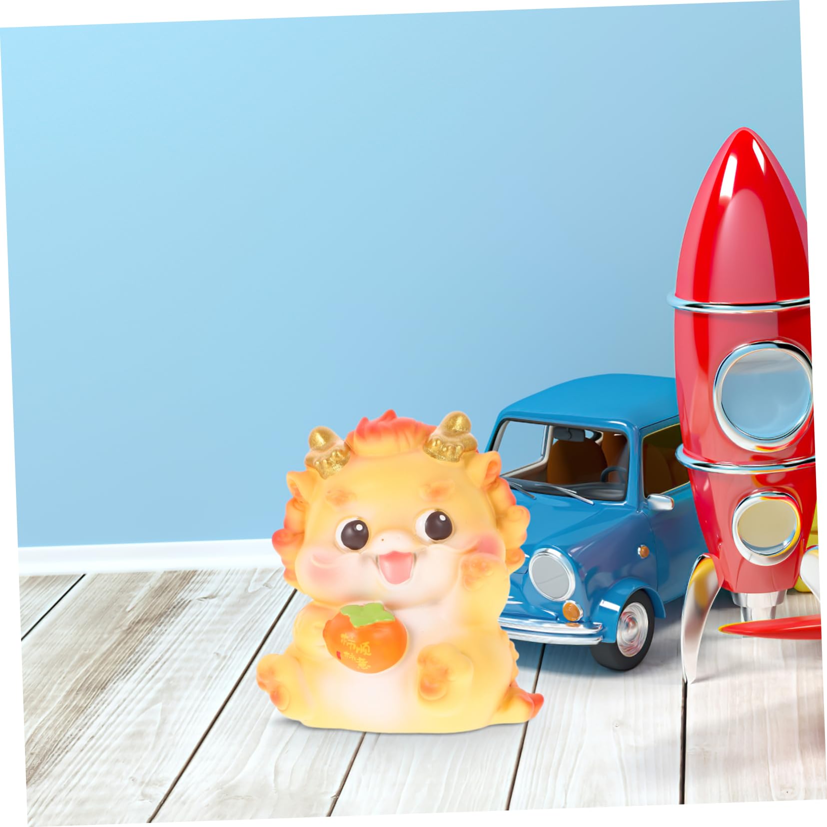Happyyami Mini-Drachen Figuren Set – 4 Stück, Au Produktbild-Vorschau 1