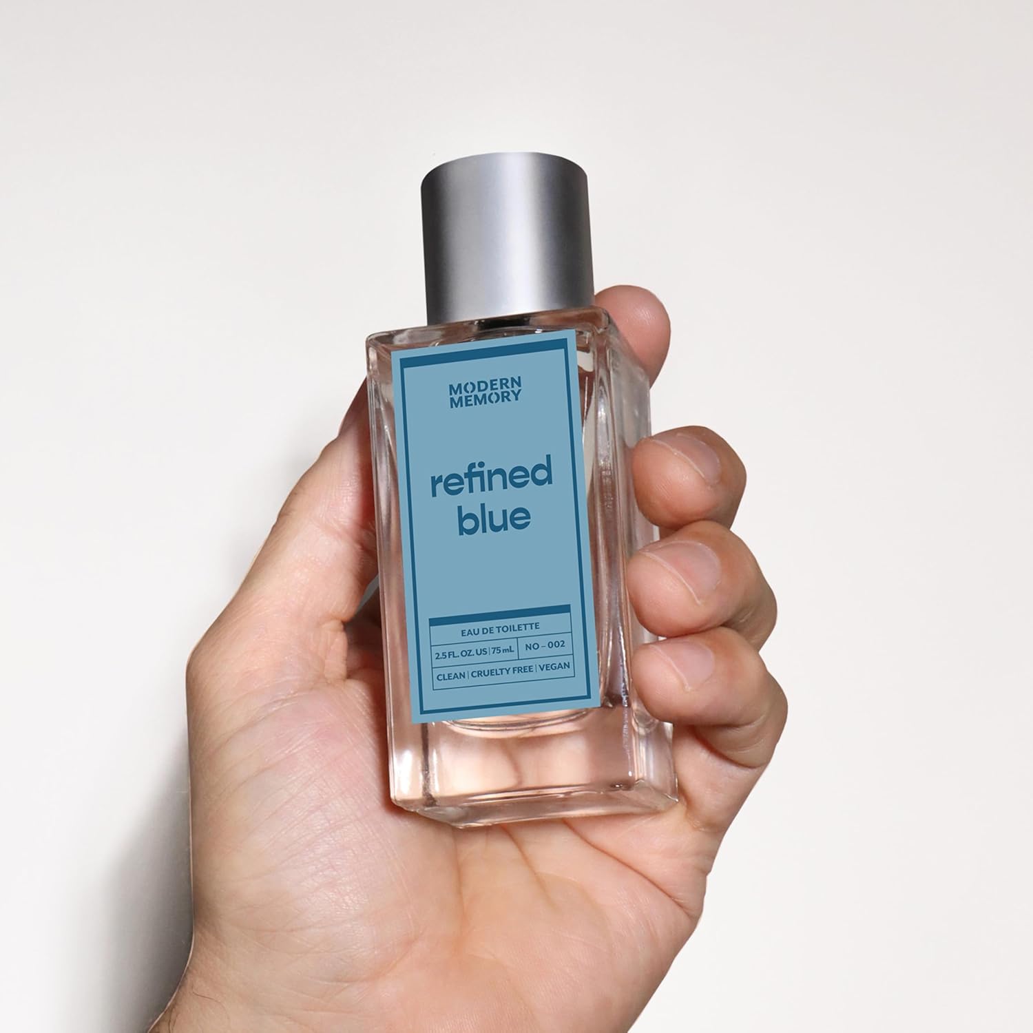 Modern Memory Refined Blue Eau de Toilette for Men, 2.5 fl oz - Notes of Bright Cirtrus, Ginger, & Rich Sandalwood - Image 2