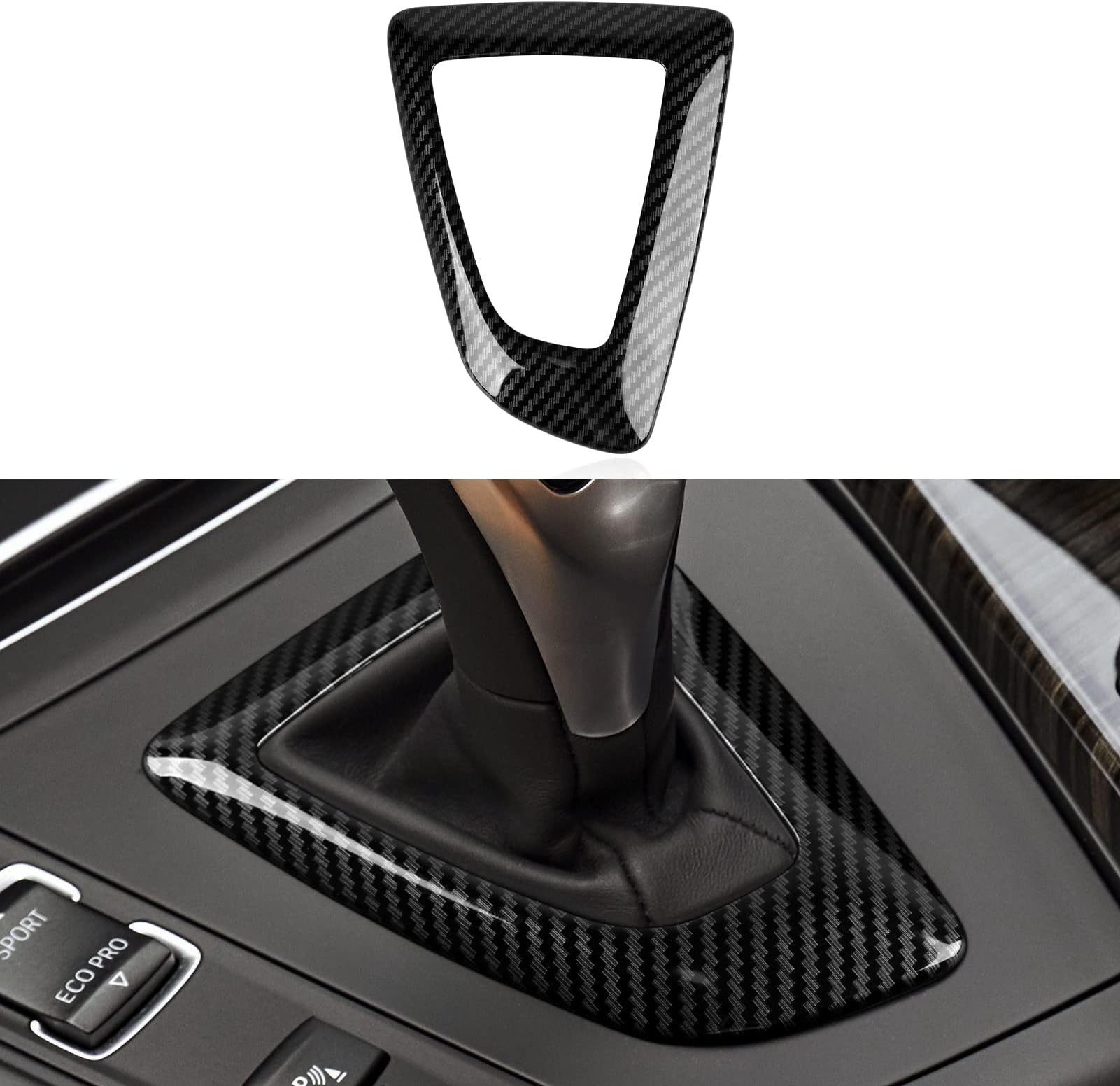 HENGYUESHANG Car Gear Shift Frame Cover Trim Sticker Decals fit for BMW F20 F21 F22 F23 F30 F31 F32 F33 F34 F35 F36 Accessories (Style C)