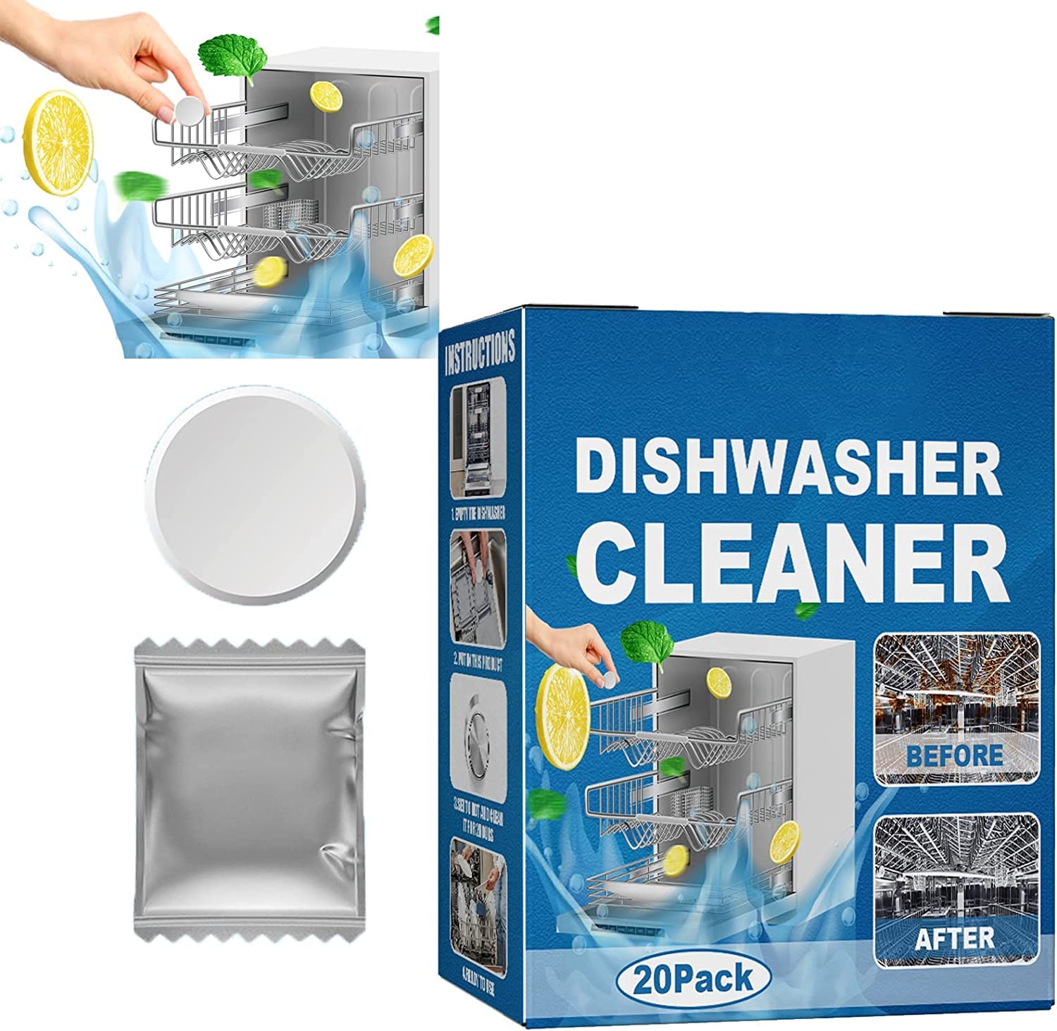 Buy Dishwasher s,Dishwasher Cleaning s Removes Limescale Build Up,Deep