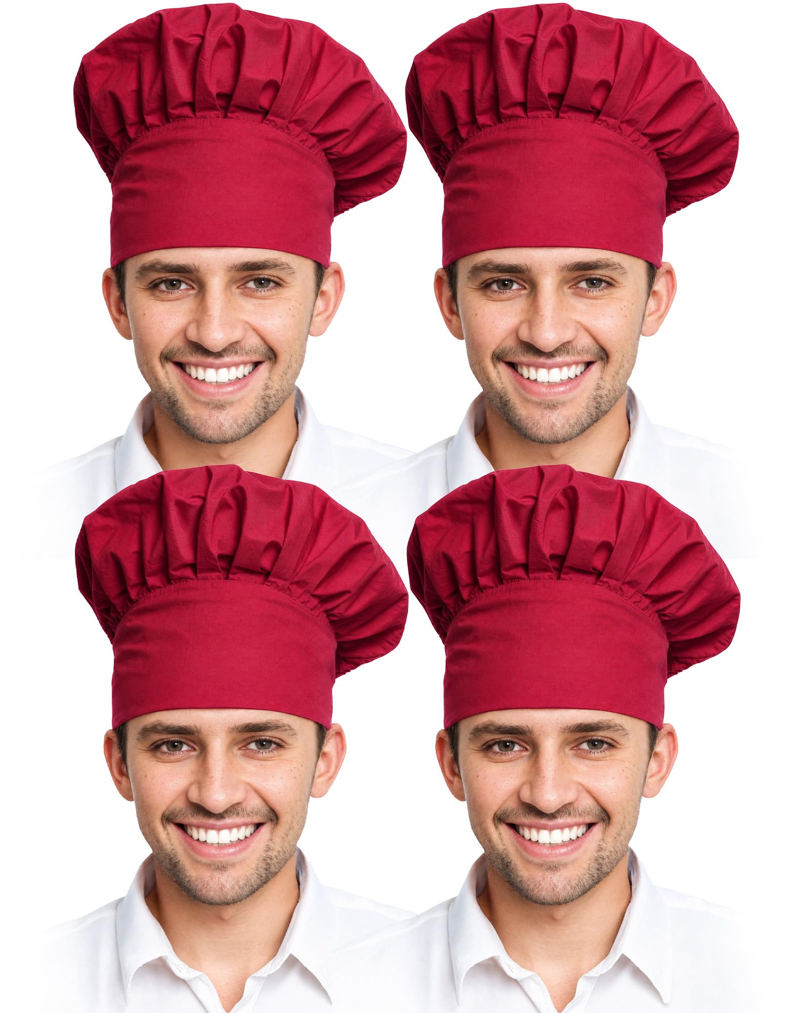 Xeoxarel Chef Hat for Men/Women, Baker Kitchen Cooking Cap